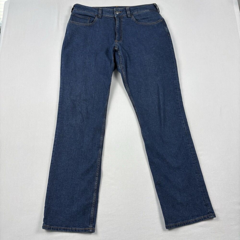 Duluth Trading-Mens Jeans-"40 Grit" Flex Fit Work Jeans 34x34 Stretch Waist